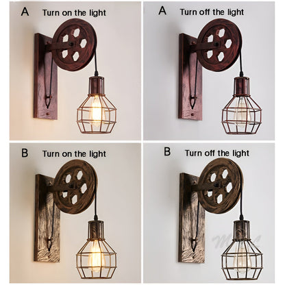 LED Wandlamp Vintage Stijl Met Dimbare Verlichting