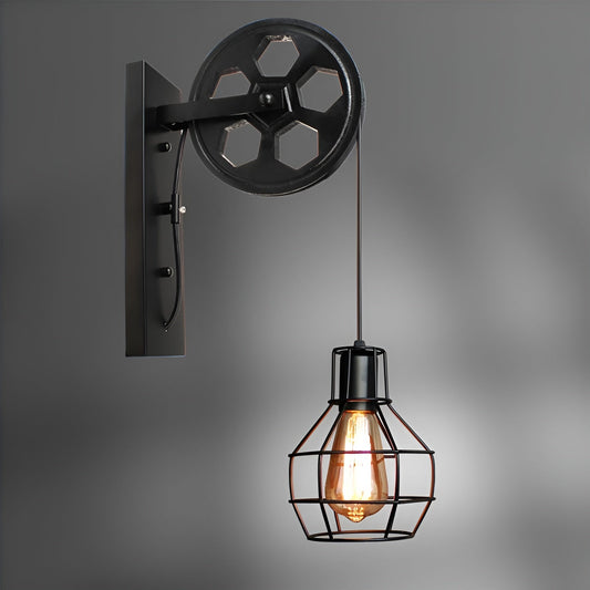 LED Wandlamp Vintage Stijl Met Dimbare Verlichting - Velinix