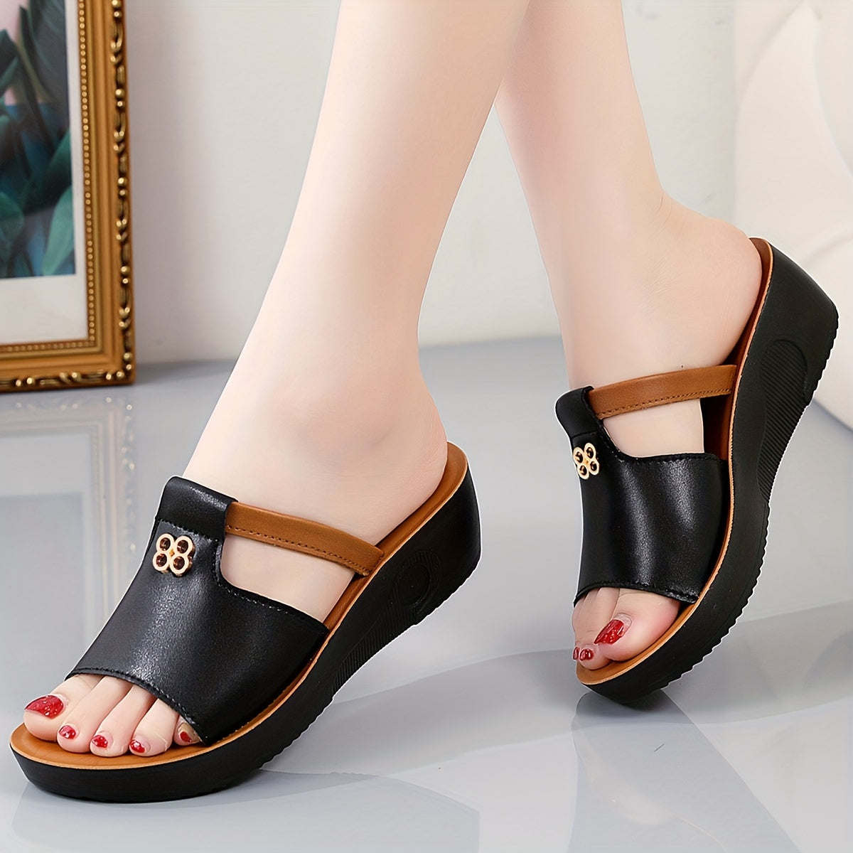 Vitacushion™ – Dames Sandalen met Ergonomisch Comfort en Ademend Ontwerp-2