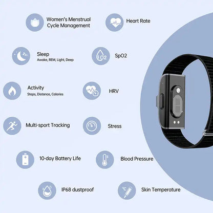 Fitness Tracker met Hartslagmeter en Stappenteller