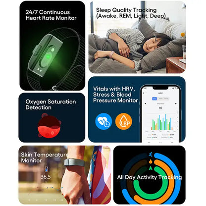 VitalBand™ – Geavanceerde Fitness Tracker voor Dagelijkse Gezondheid