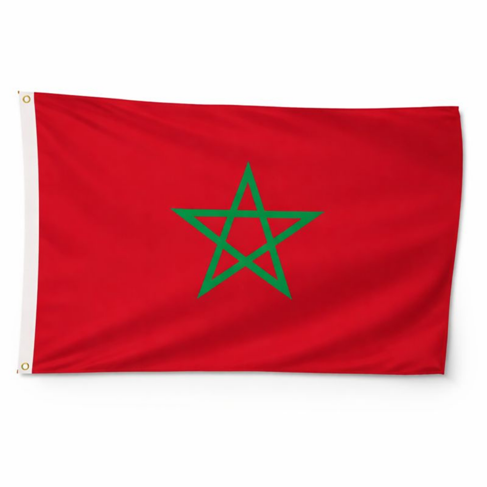 Marokko Vlag Polyester voor Binnen en Buiten