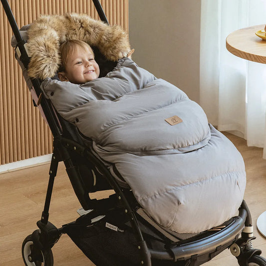Kinderwagen Voetenzak Warm Verstelbaar voor Baby 0-36 Maanden - Velinix
