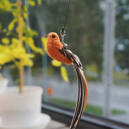 Kat Speelgoed Realistische Vogel Bewegingen Veilig Interactief