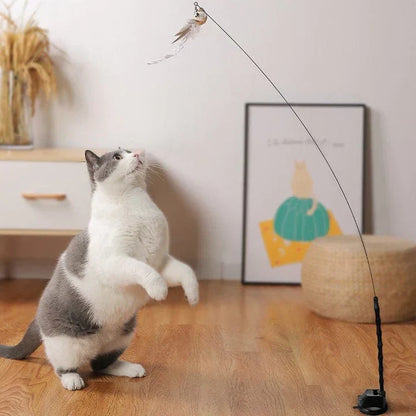 Kat Speelgoed Realistische Vogel Bewegingen Veilig Interactief