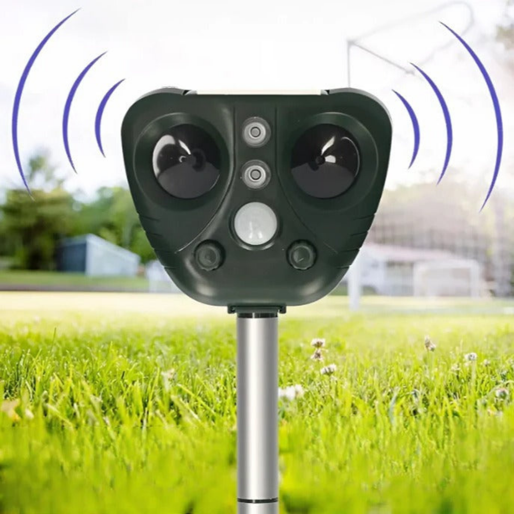 Ultrasone Vogelverjager LED voor de Tuin Zonne-energie - Velinix