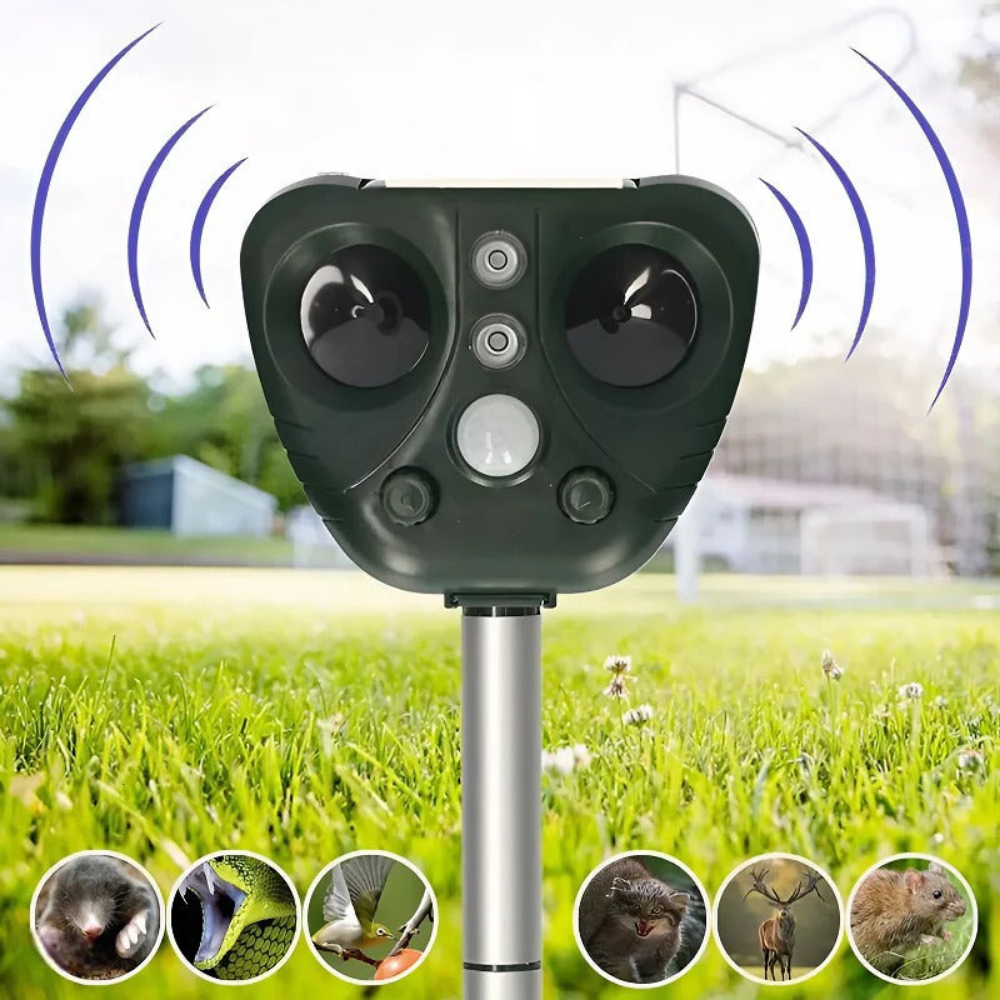 Ultrasone Vogelverjager LED voor de Tuin Zonne-energie