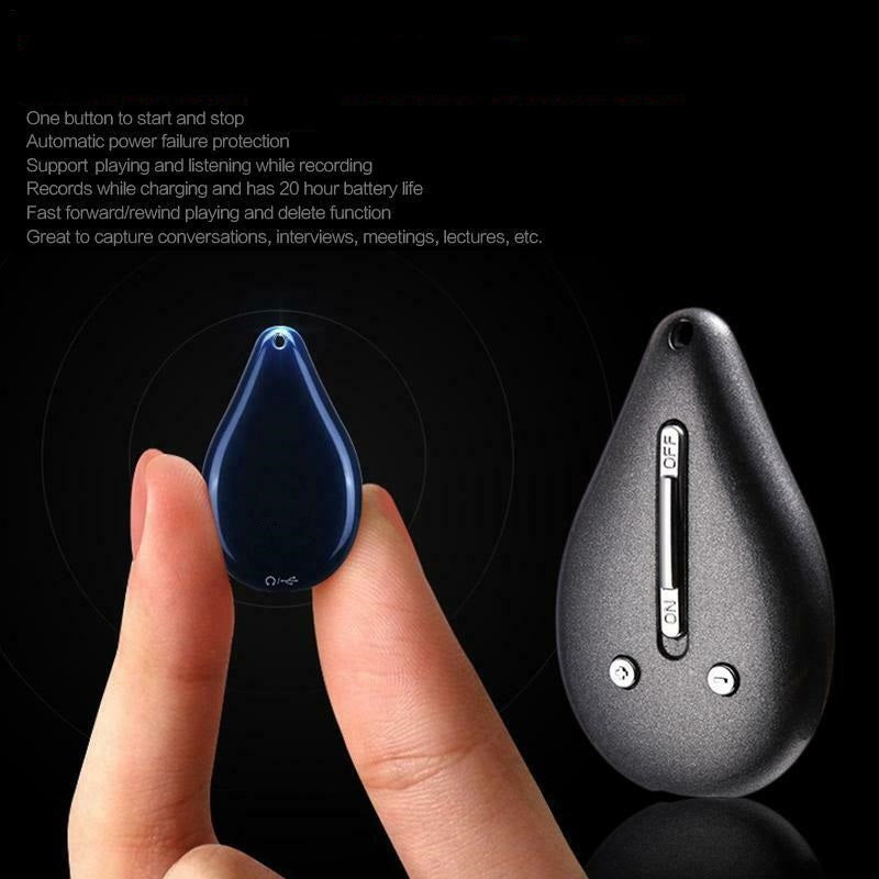 AudioKey™ – Draagbare Sleutelhanger Voice Recorder met Spraakactivatie-5