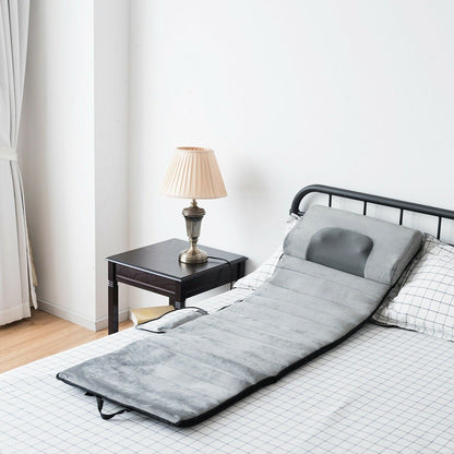 Volledige Lichaam Verwarmde Massage Mat - 3 intensiteiten en 5 vibratiestanden - geïntegreerde verwarming - lichtgewicht en opvouwbaar - huishoudmeester