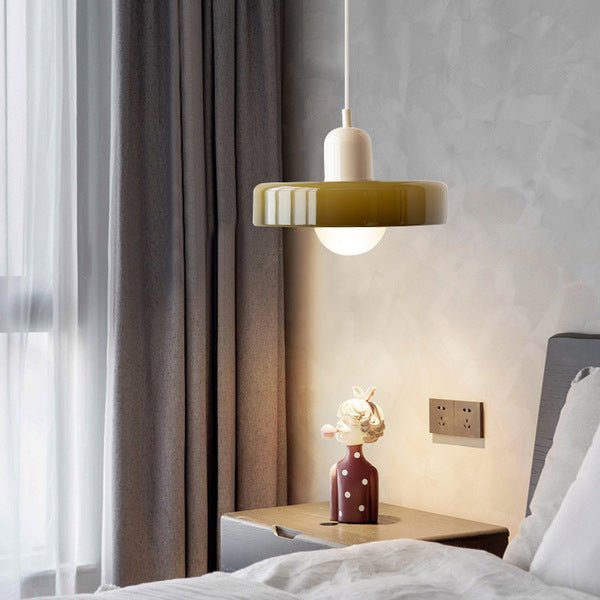 Kleurrijke Hanglamp Modern Glazen Design voor Woonkamer
