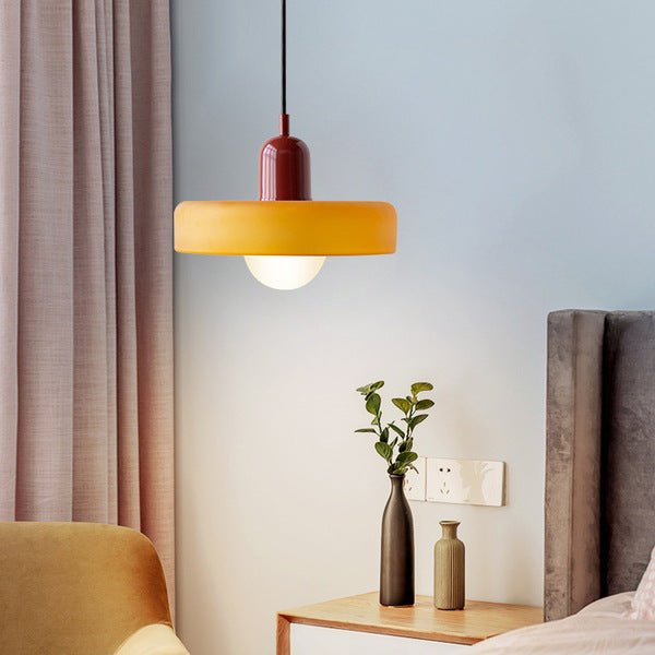 Kleurrijke Hanglamp Modern Glazen Design voor Woonkamer