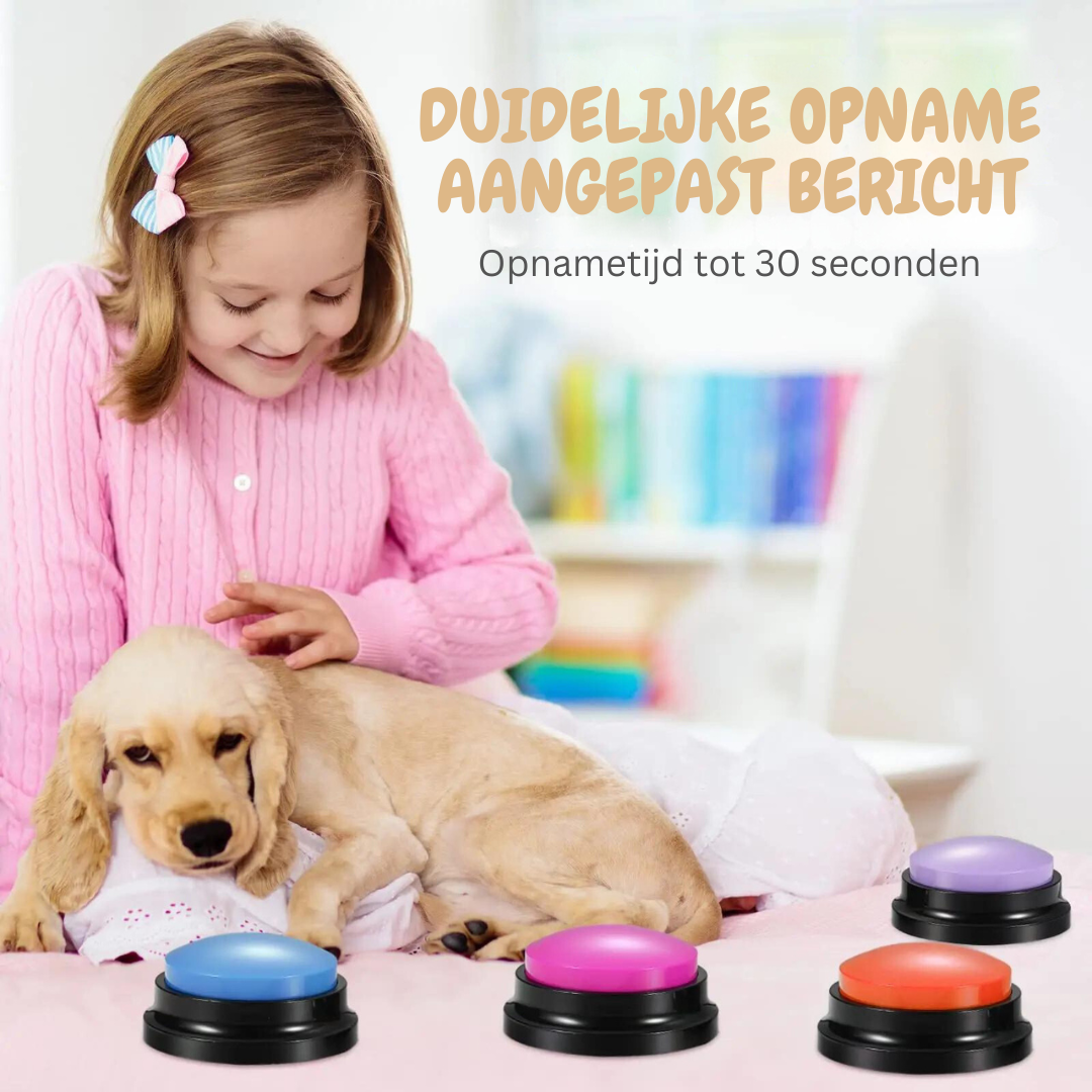 Hond Communicatie Knoppen voor Duidelijke Gesprekken - Velinix