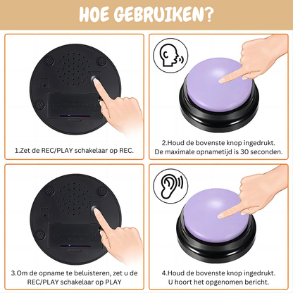 Hond Communicatie Knoppen voor Duidelijke Gesprekken
