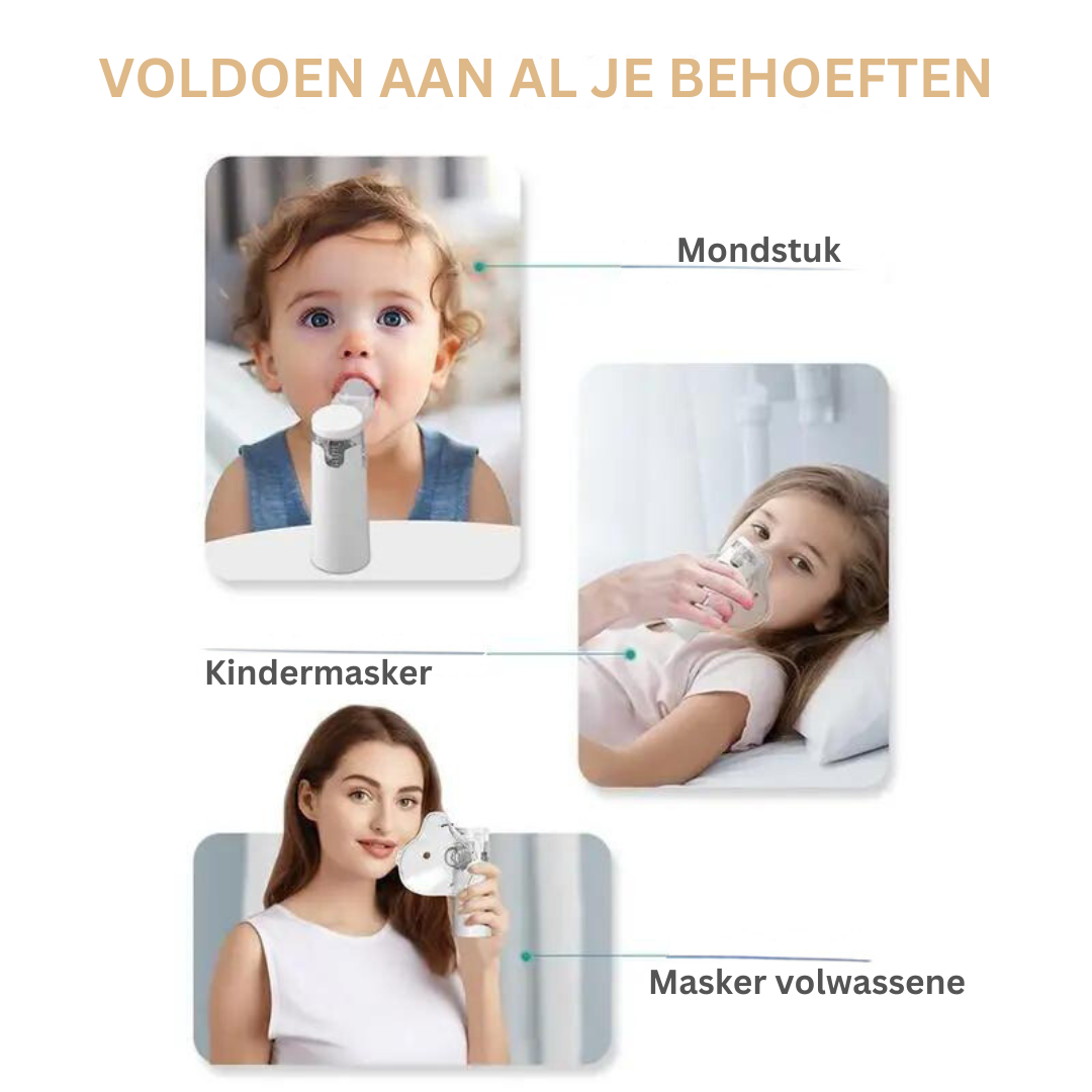 Nebulizer Apparaat voor Snelle Ademhalingsverlichting