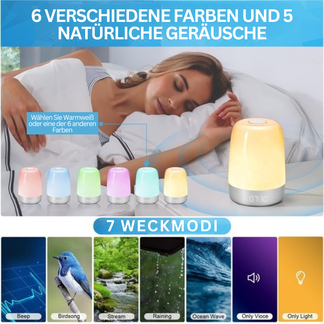 Wake-up-Licht met Natuurgeluiden en Zonsopgang Simulatie