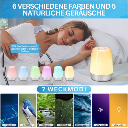 Wake-up-Licht met Natuurgeluiden en Zonsopgang Simulatie