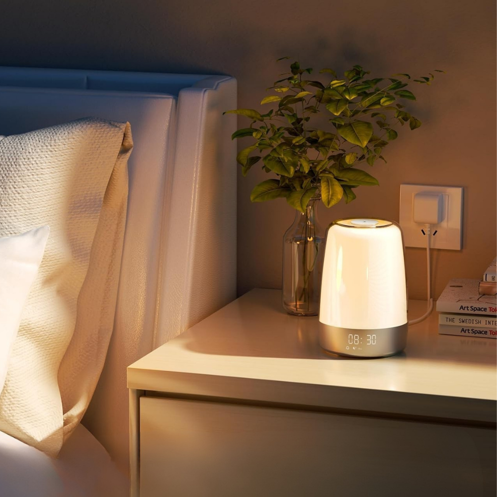 LED Wake Up Light Alarmklok met Zonsopgang Simulatie
