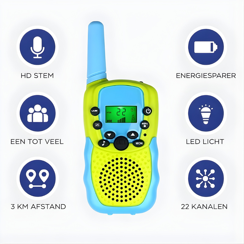Kinder Walkie Talkie Set met Groot Bereik