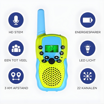 Kinder Walkie Talkie Set met Groot Bereik