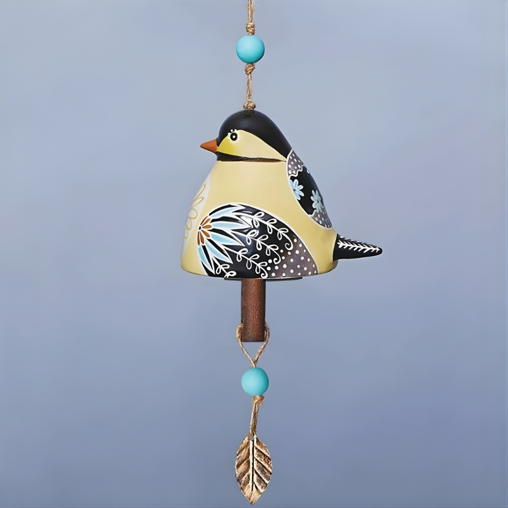 Keramische Wanddecoratie Windgong Handgemaakt Vogelvorm