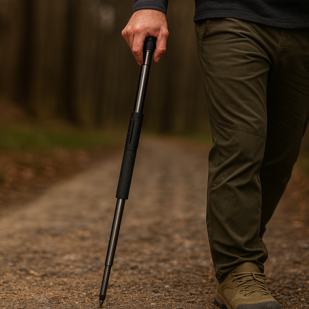 Wandelstok Lichtgewicht Aluminium Automatisch Uitklapbaar - Velinix