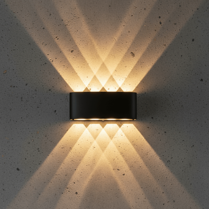 LED Wandlamp Buiten Modern Metaal Waterdicht