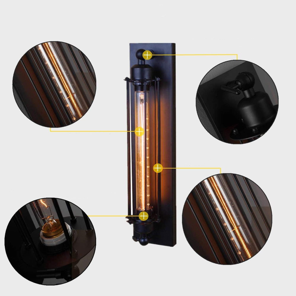 LED Wandlamp Industrieel Design Metaal Vintage Stijl