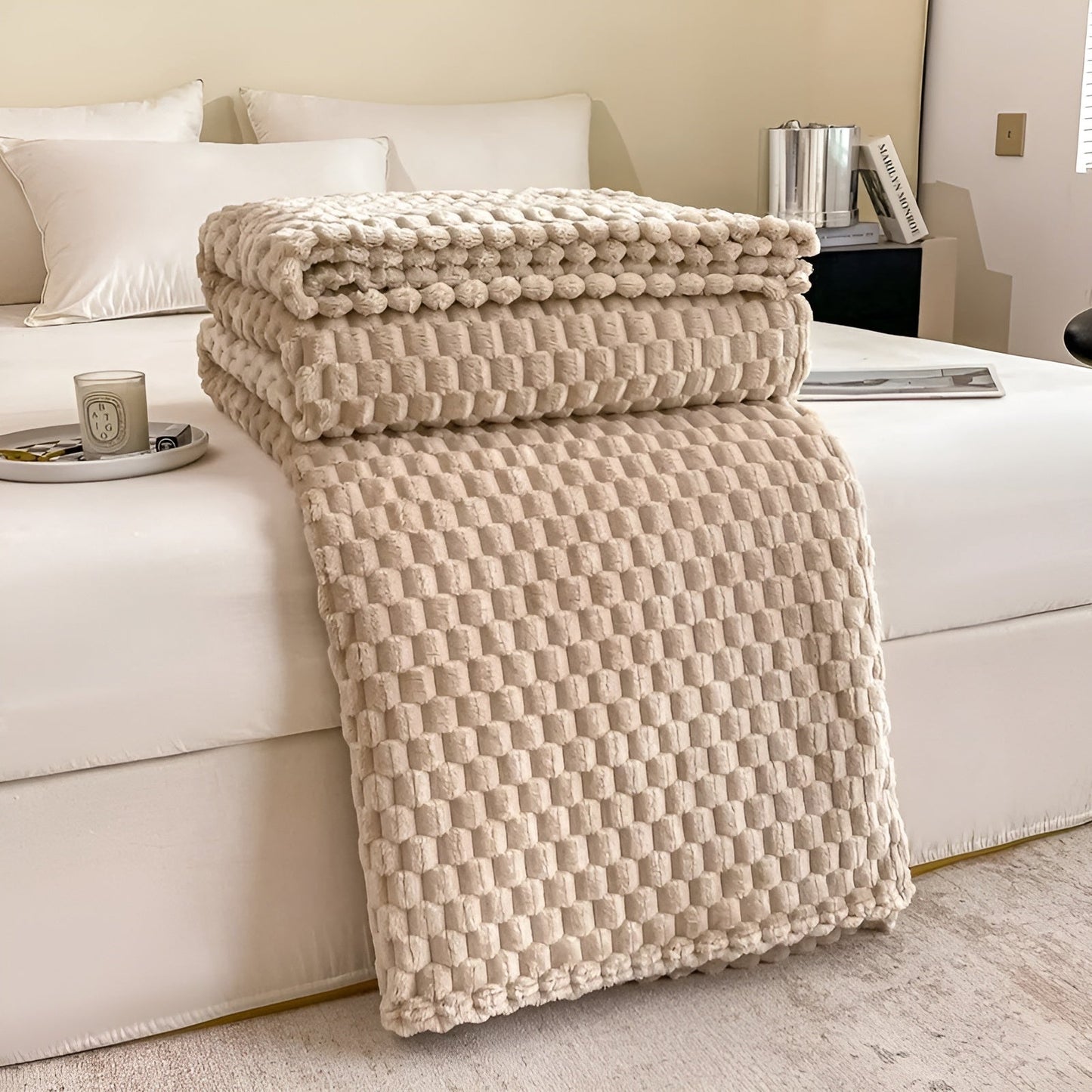 Zachte Fleece Deken Warm voor Bank en Bed