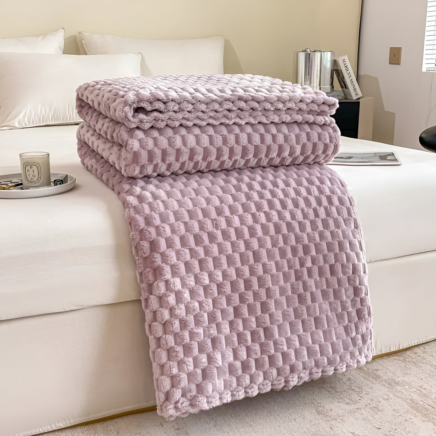 Zachte Fleece Deken Warm voor Bank en Bed