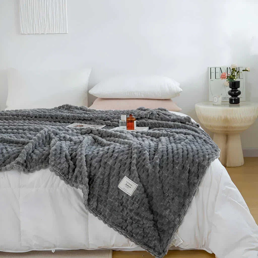 Zachte Fleece Deken Warm voor Bank en Bed