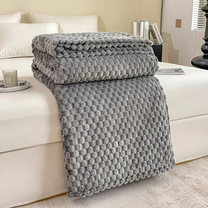 Zachte Fleece Deken Warm voor Bank en Bed