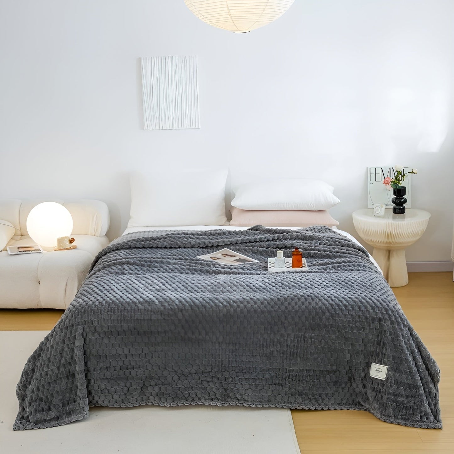 Zachte Fleece Deken Warm voor Bank en Bed