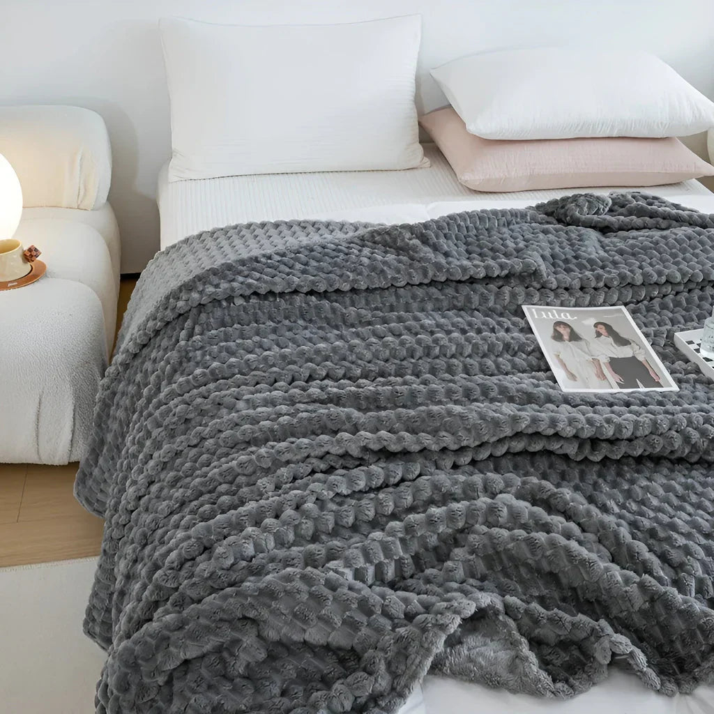 Zachte Fleece Deken Warm voor Bank en Bed