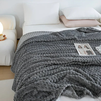Zachte Fleece Deken Warm voor Bank en Bed