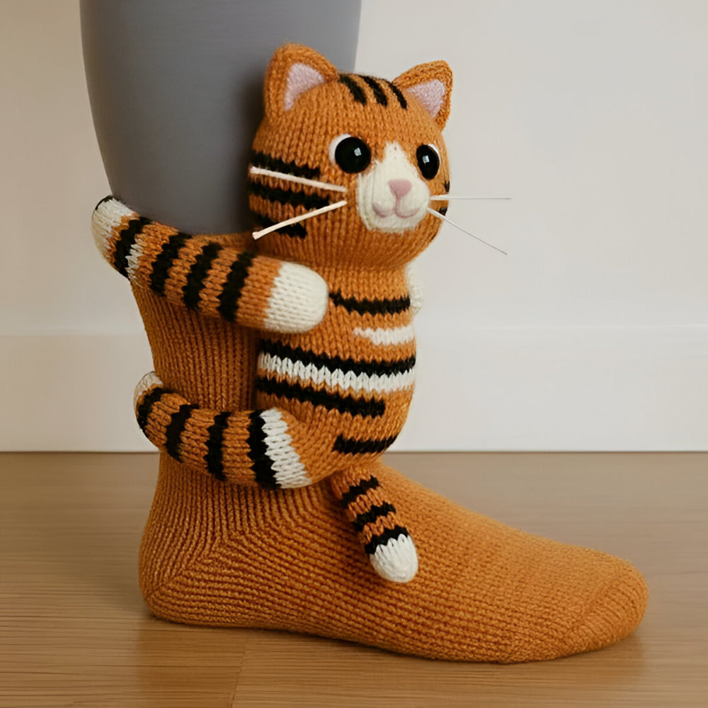 Warme Pluche Sokken Dierendesign Antislip Zacht