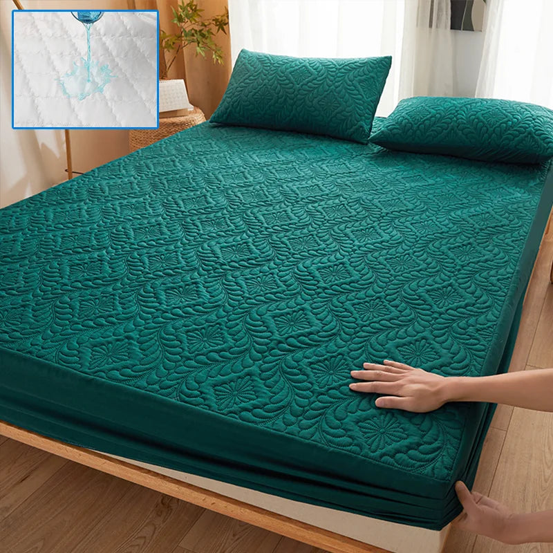 Wasserdichter Matratzenschoner aus atmungsaktivem Polyester für optimalen Schlaf 1