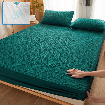 Wasserdichter Matratzenschoner aus atmungsaktivem Polyester für optimalen Schlaf 1