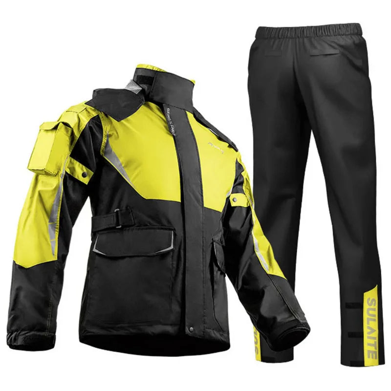 Motorregenpak Waterdicht Ademend Reflecterend Unisex