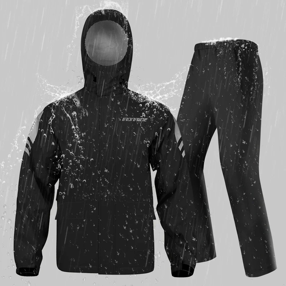 Waterdichte Motorregenjas Unisex Winddicht Ergonomisch