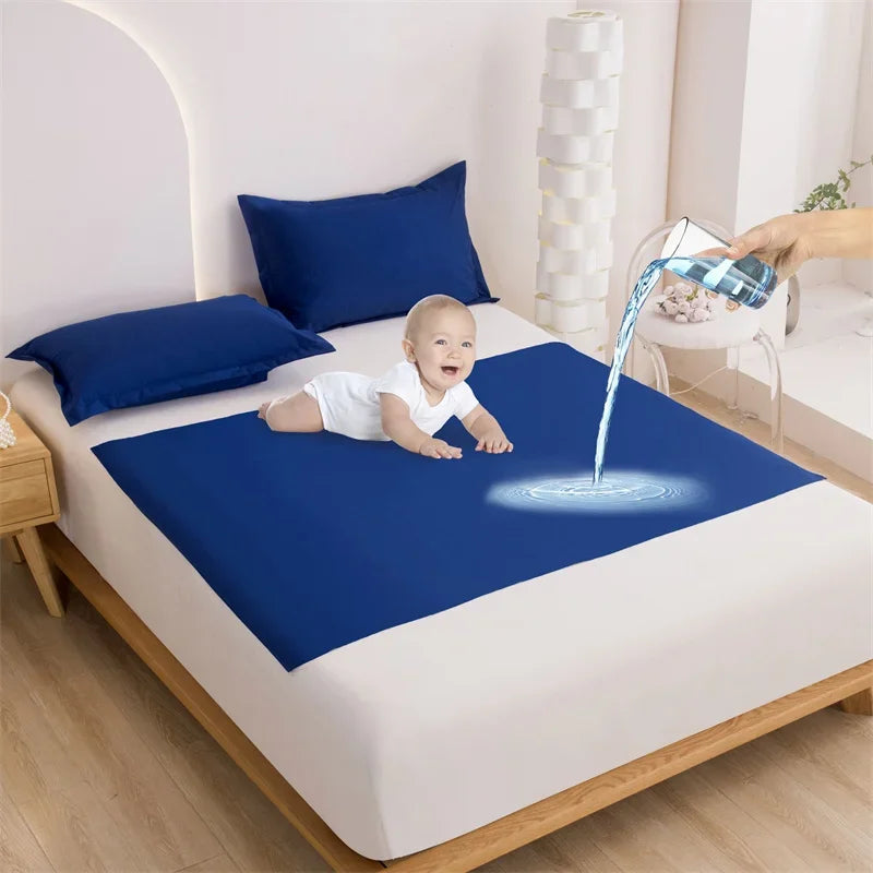 Wasserdichtes Bettlaken für Erwachsene und Babys, vielseitig einsetzbar, transparent, 50x70 cm bis 230x250 cm 12