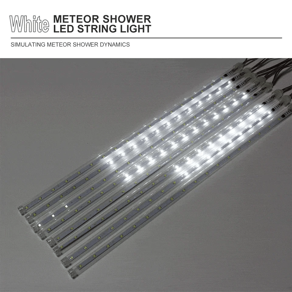 LED Lichtslingers Buitendecoratie Waterdicht met 8 Buizen