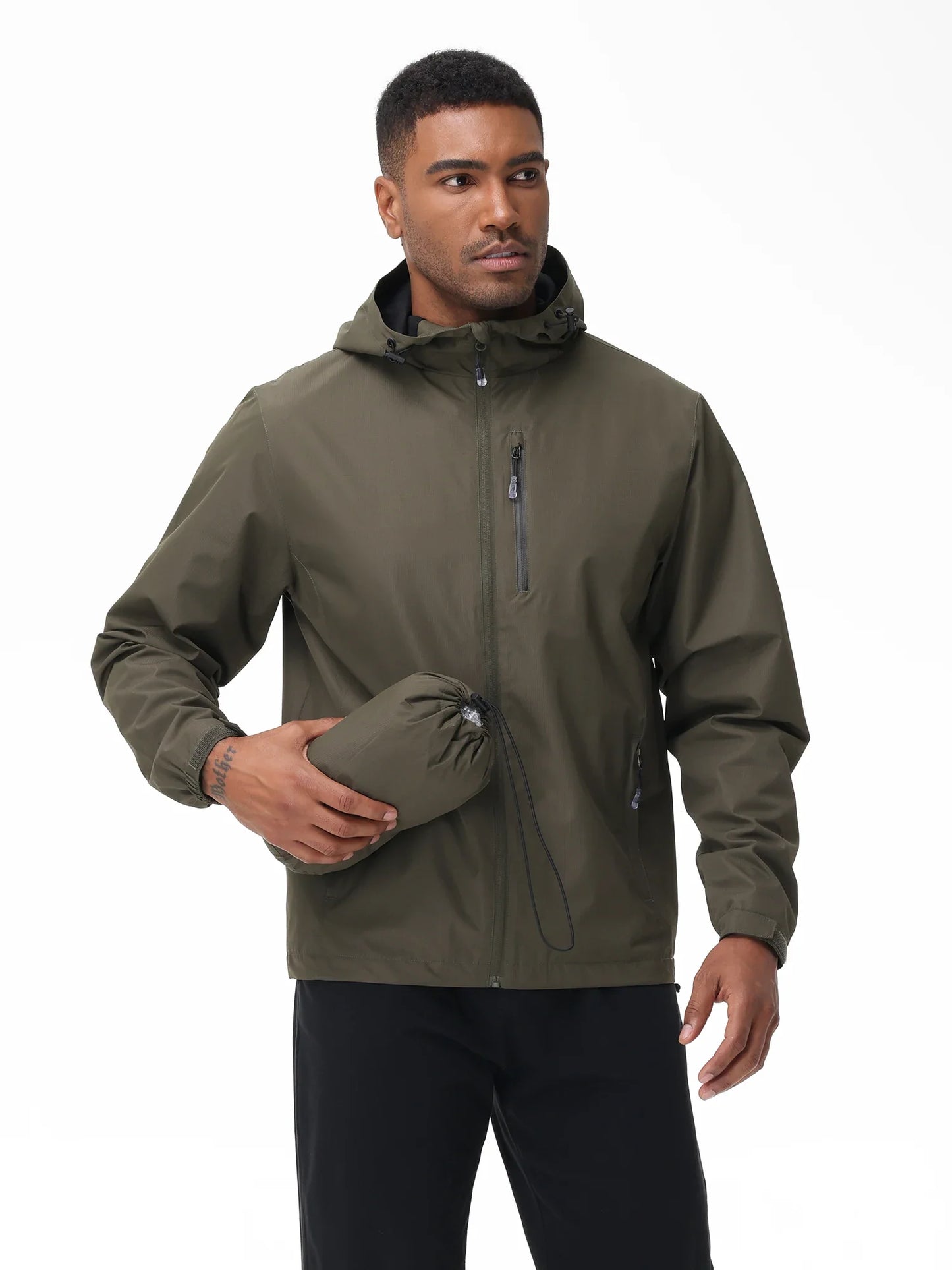 Waterdichte Softshell Jas voor Heren Lichtgewicht Outdoor