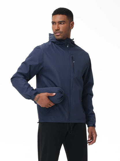 Waterdichte Softshell Jas voor Heren Lichtgewicht Outdoor