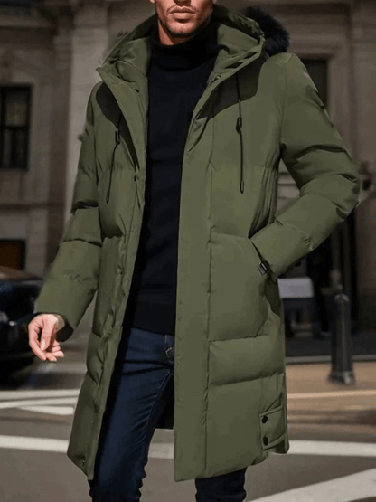 Warme Waterdichte Parka Lange Gevoerde Jas voor Vrouwen en Mannen