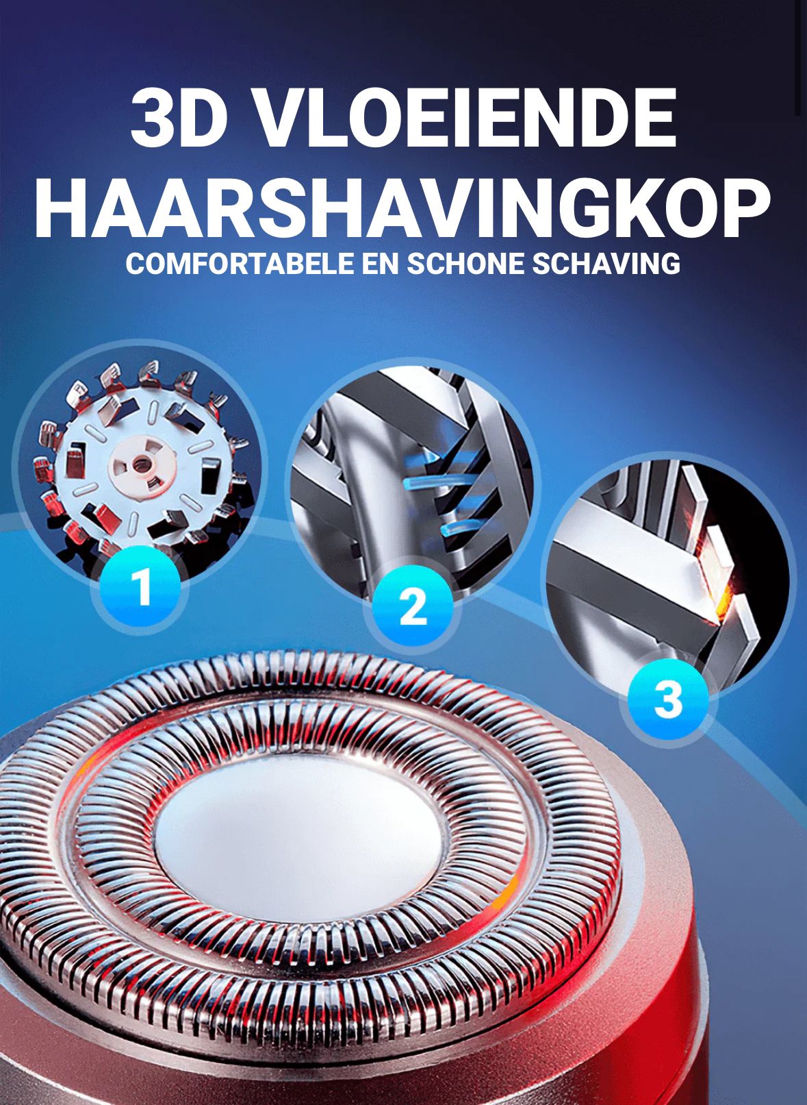 LuxuraShave Scheerapparaat voor Mannen Met Precisie en Comfort
