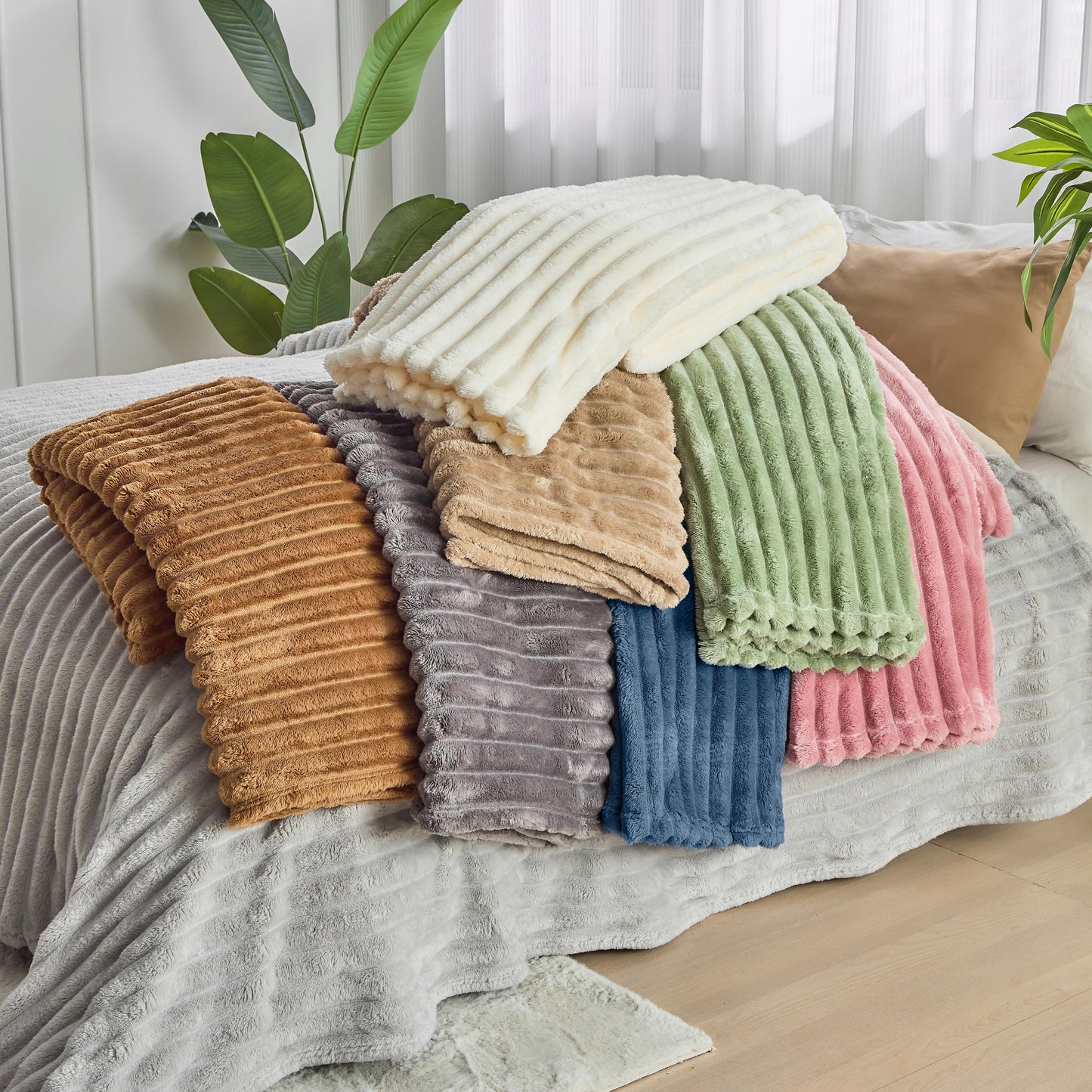 Zachte Fleece Deken 2x Gratis Warm en Plush
