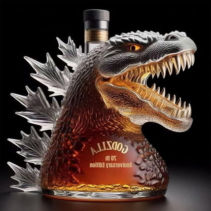 Whiskey Karaf met Dinosaurus Decoratie Glas