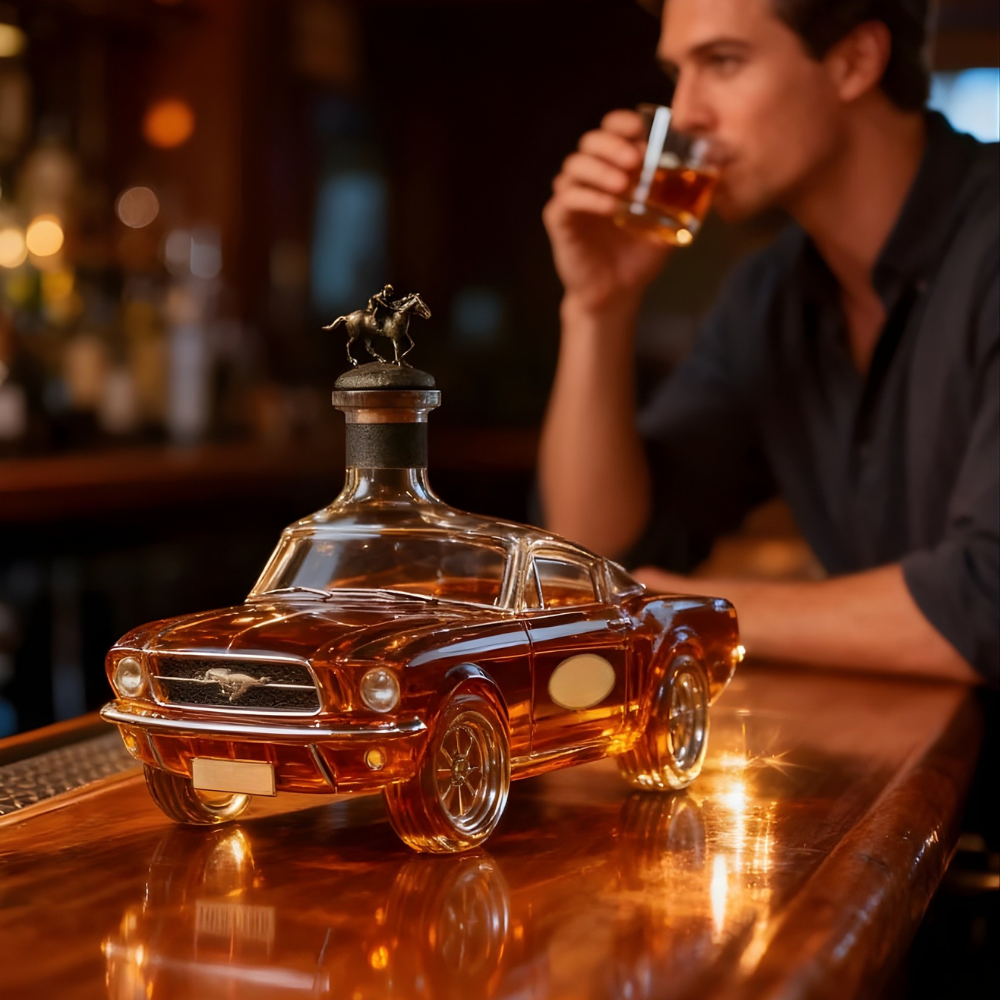 Whiskey Karaf Auto Vorm Glas Bar Accessoire - Velinix