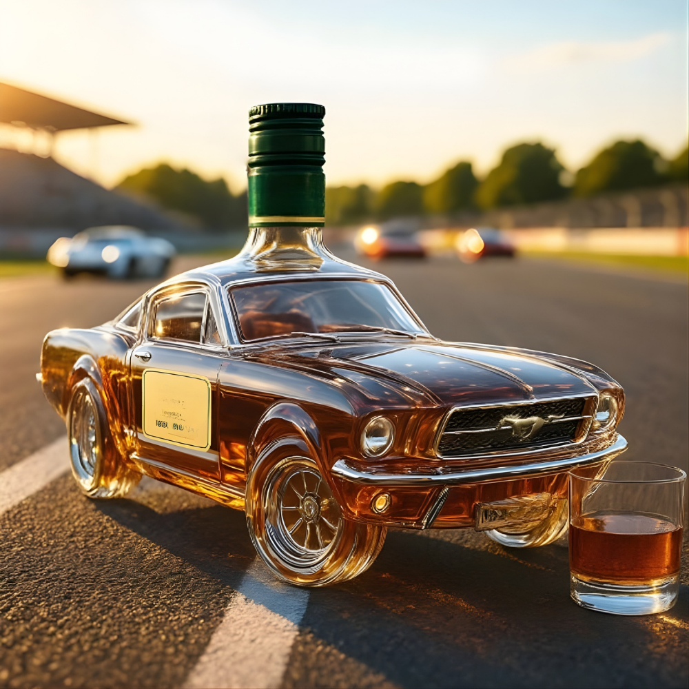 Whiskey Karaf Auto Vorm Glas Bar Accessoire