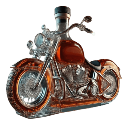 Whiskey Karaf Zwaar Glas Met Motor Ontwerp Decoratie